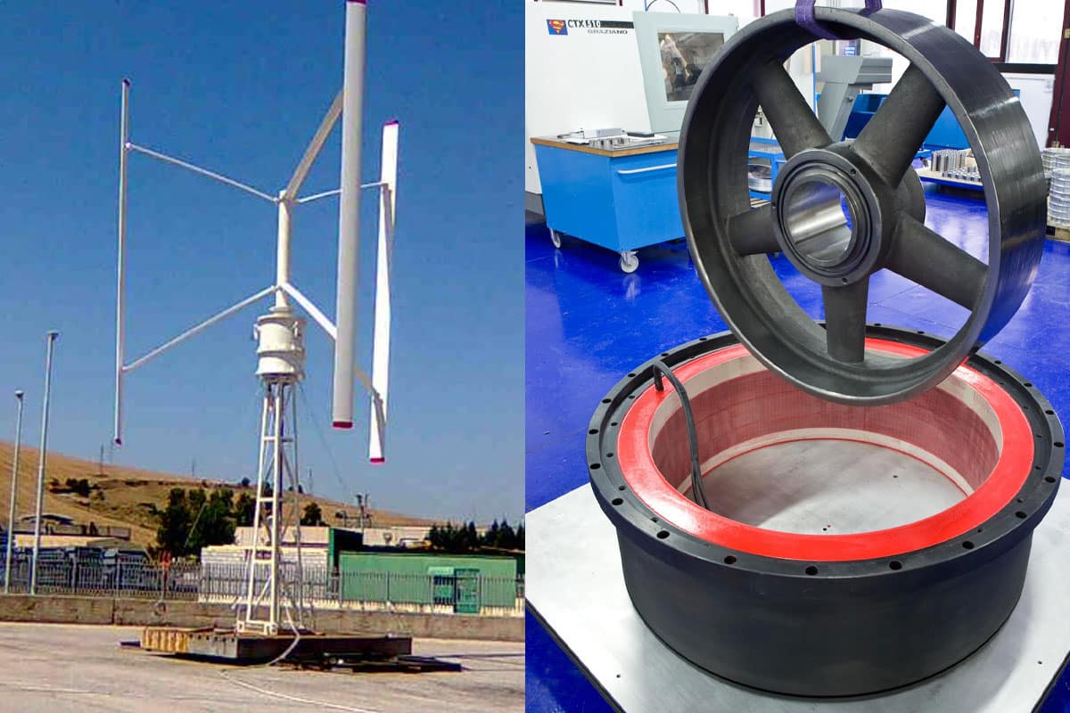 Large low speed direct drive generators for wind generators
